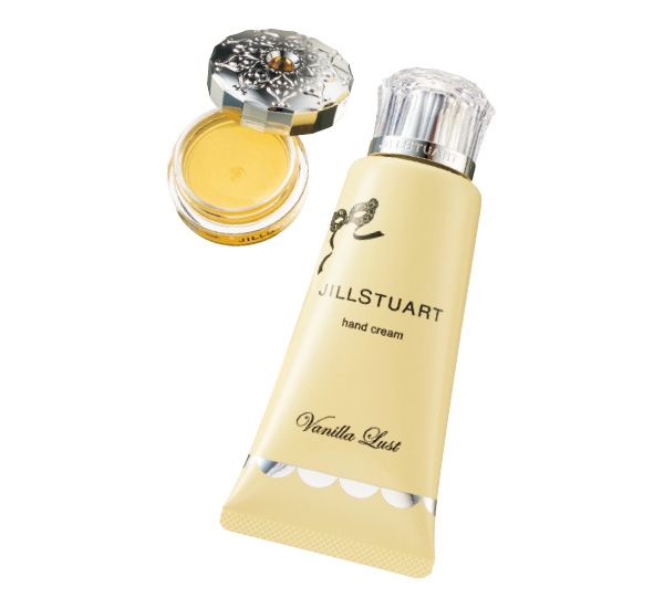 【左】ヴァニラ ラスト シマリング リップバーム 【右】ヴァニラ ラスト ハンドクリーム