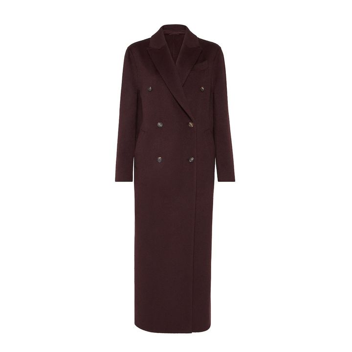 「カシミヤダブルビーバー ハンドフィニッシュ コート」¥ 1,837,000／BRUNELLO CUCINELLI