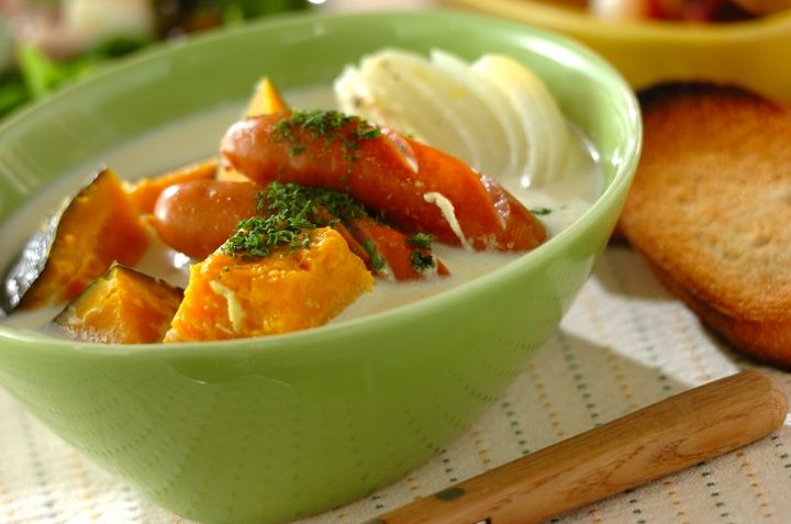 カボチャのミルクポトフ