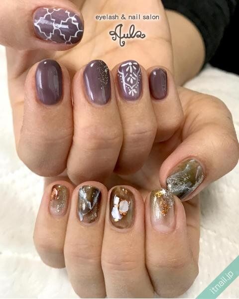 AULAが投稿したネイルデザイン [photoid:I0109398] via Itnail Design (743971)