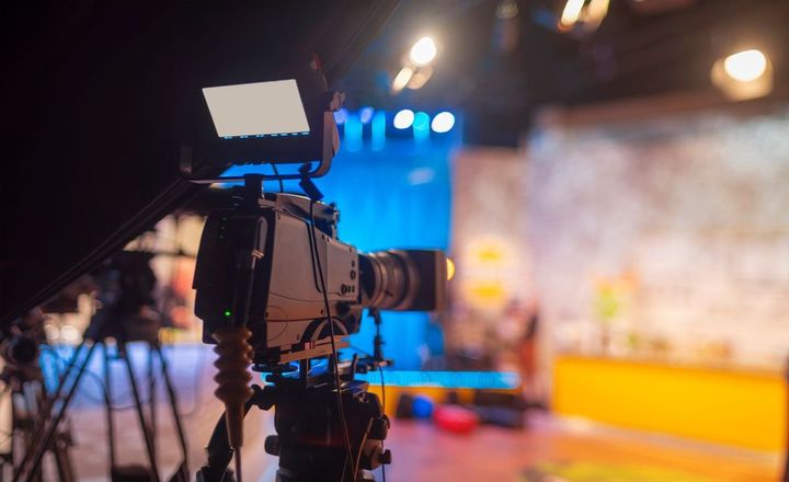 テレビ番組撮影用のセット