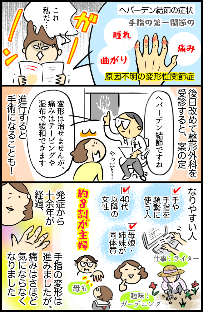 手指が節くれだって魔女のような手に…老化だと思っていたらまさかの病気だった！【体験談】