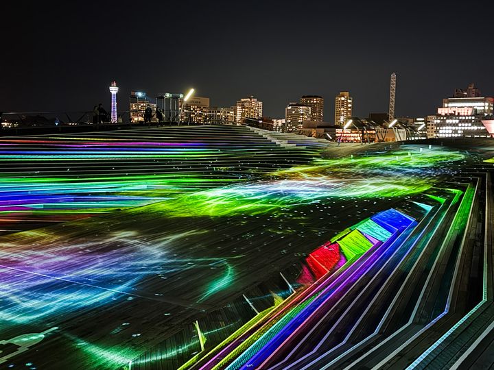 「ハイライト・オブ・ヨコハマ」のイベント「大さん橋くじら座」の様子