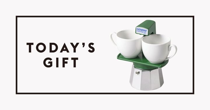 〈Gemini〉のエスプレッソメーカー