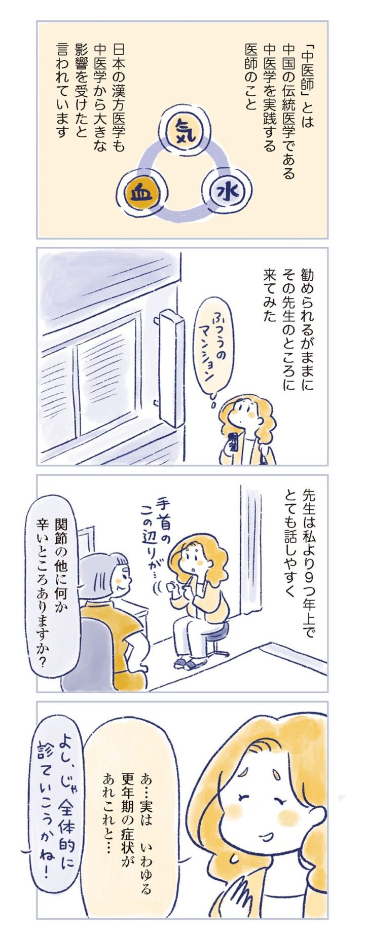更年期マンガ『私の生理のしまい方』38ページ2 