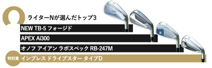 アマが選んだ「最新アイアンTOP3」はどれ…？飛距離が出たのは…!?