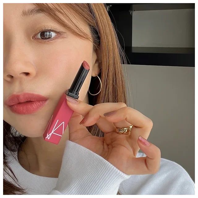 【田中みな実 リップ】NARS パワーマット リップスティック 口コミ