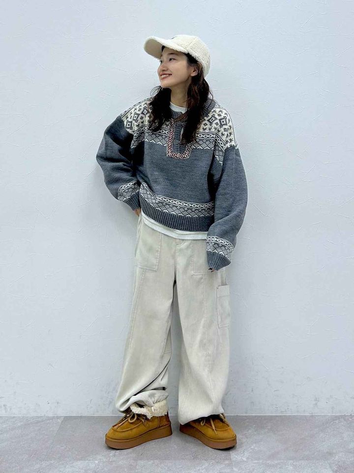 チロリアンアリエスコーデ
星座WEB当選 北欧生まれのチロリアンニットコーデ🧶💕