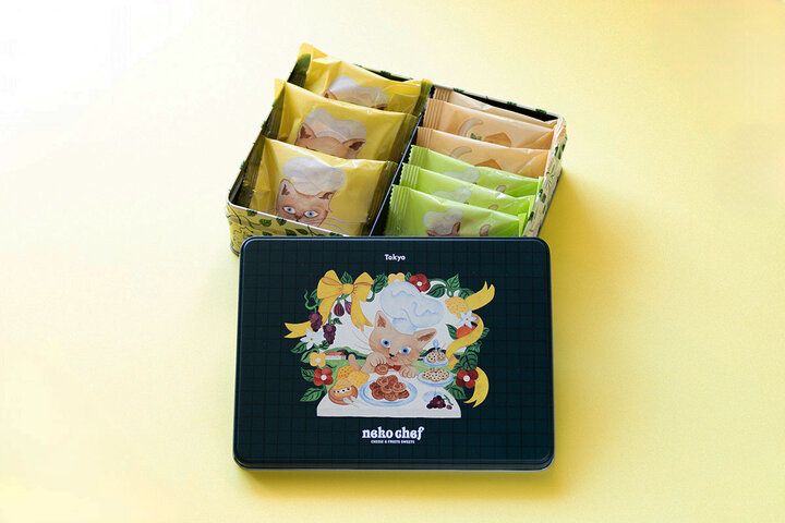 【東京駅限定】かわいらしさとおいしさが融合！ここでしか買えない「ネコシェフ缶 ベストセレクション」