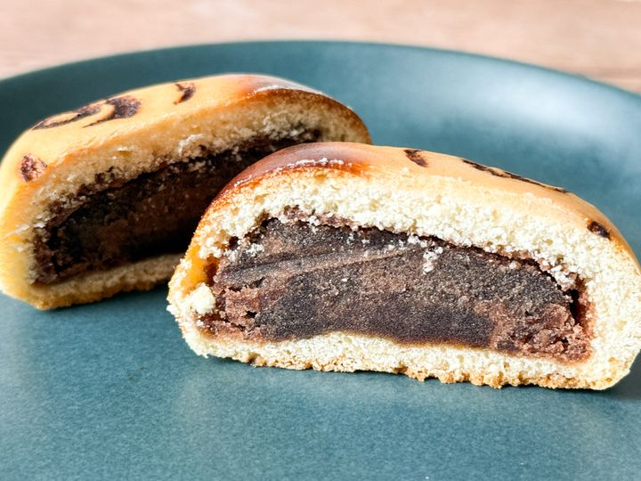 ウランちゃん饅頭の断面