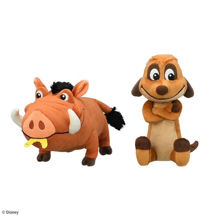 Disney - ディズニー【ライオンキング】ぬいぐるみ　　プンバア 17&quot; と ティモン 13&quot; ディズニー【ライオンキング】ぬいぐるみ プンバァ 17 と