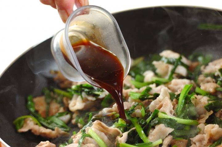 少ない材料で！こってり豚ニラ炒めの作り方2
