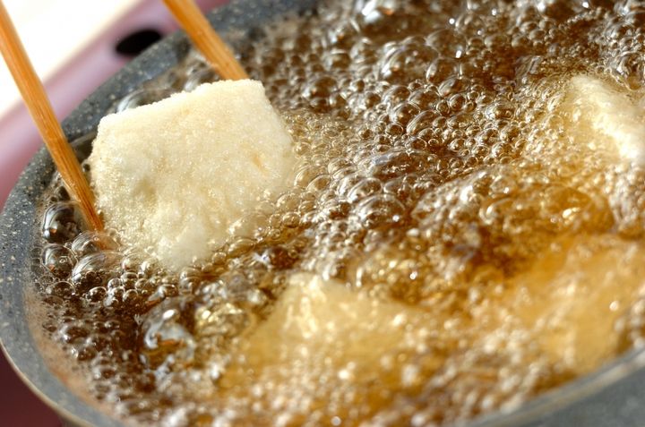 揚げだし豆腐の作り方1