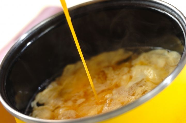 かきたま汁の作り方1