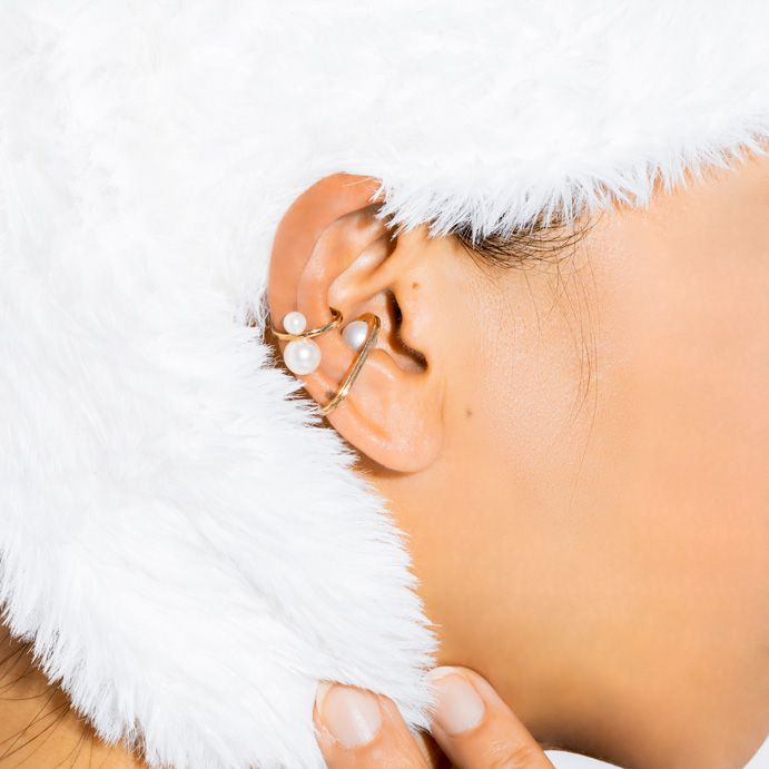 冬のゴルフスタイルを華やかに！ 心がときめく上品リッチなイヤーカフ