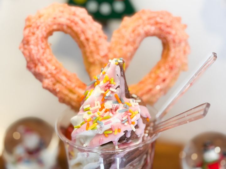 「HOICHA」の「I-CHU」のソフトクリーム