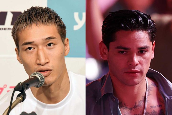 安保瑠輝也（左）、ライアン・ガルシア（C）Getty Images