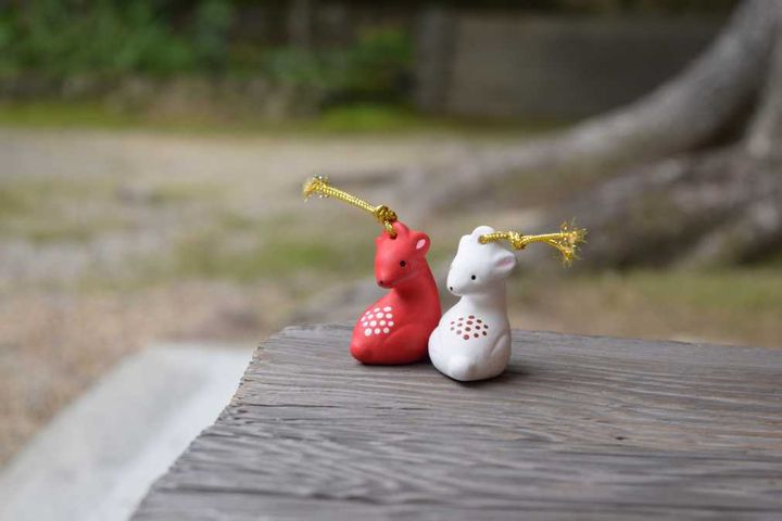 「神鹿土鈴」一対 1000円