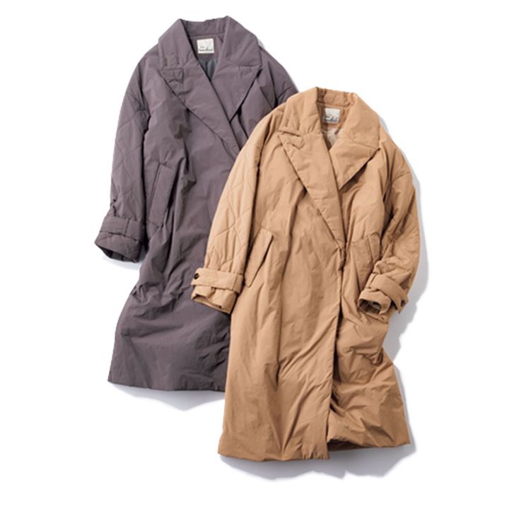 中綿ロングコート