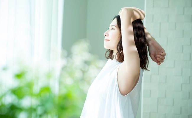 体調がいい女性