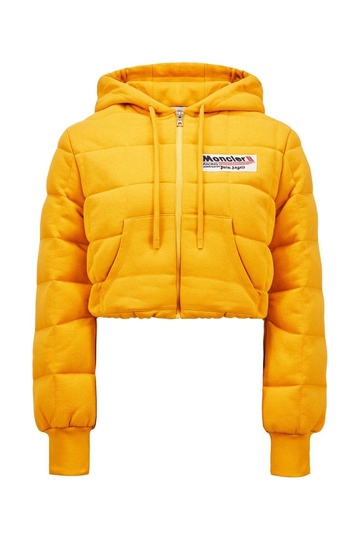 ジップアップ カーディガン ¥168,300／MONCLER x PALM ANGELS（モンクレール ジャパン）