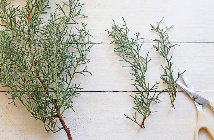 ミニスワッグ作り