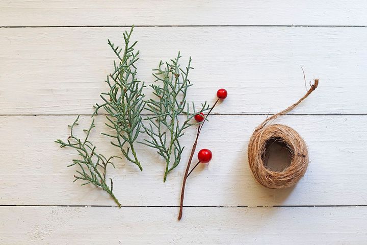 ミニスワッグ作り