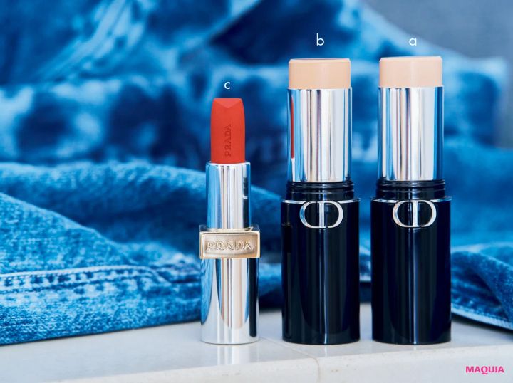 神崎 恵さんなら「デニム着物」をこう着る！ 白の半襟、足袋、草履で着崩しすぎずに_4