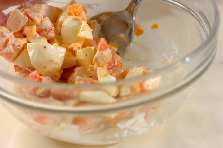 アボカドエビマヨサラダの作り方1