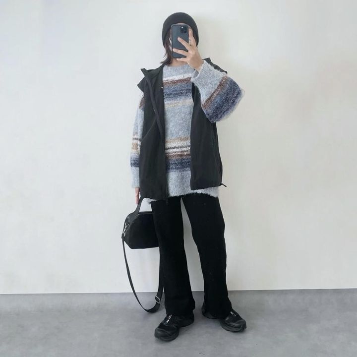 画像: モノトーンで引き締めて