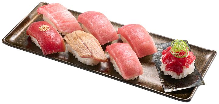 「天然本鮪7貫盛り」