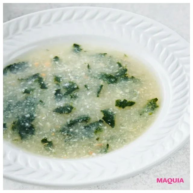 のりと大根のスープ