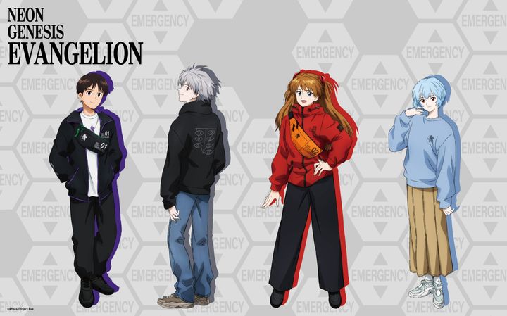 GU×新世紀エヴァンゲリオン SPコラボのキービジュアル