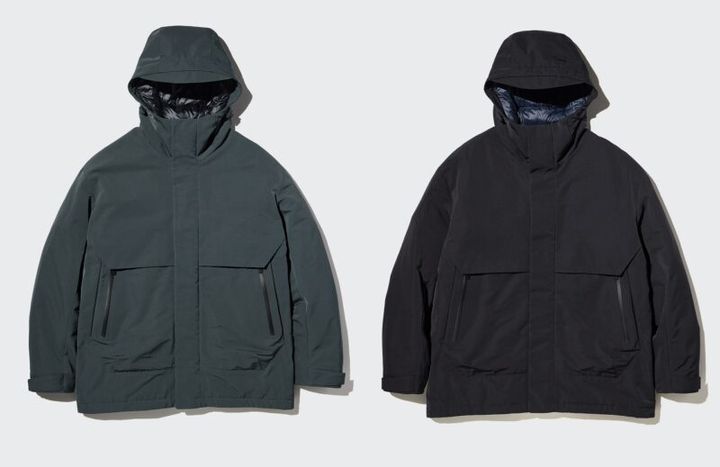 ユニクロ40周年復刻アイテム +Jのメンズダウンパーカー