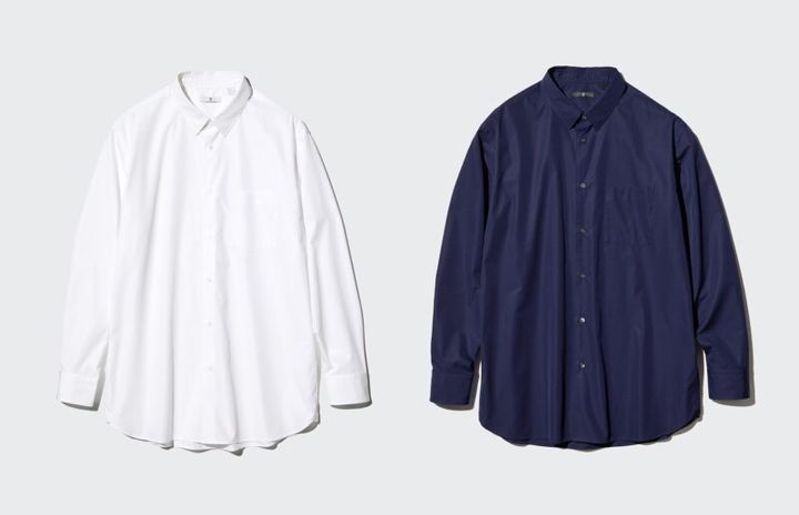 ユニクロ40周年復刻アイテム ボタンダウンブロードシャツ