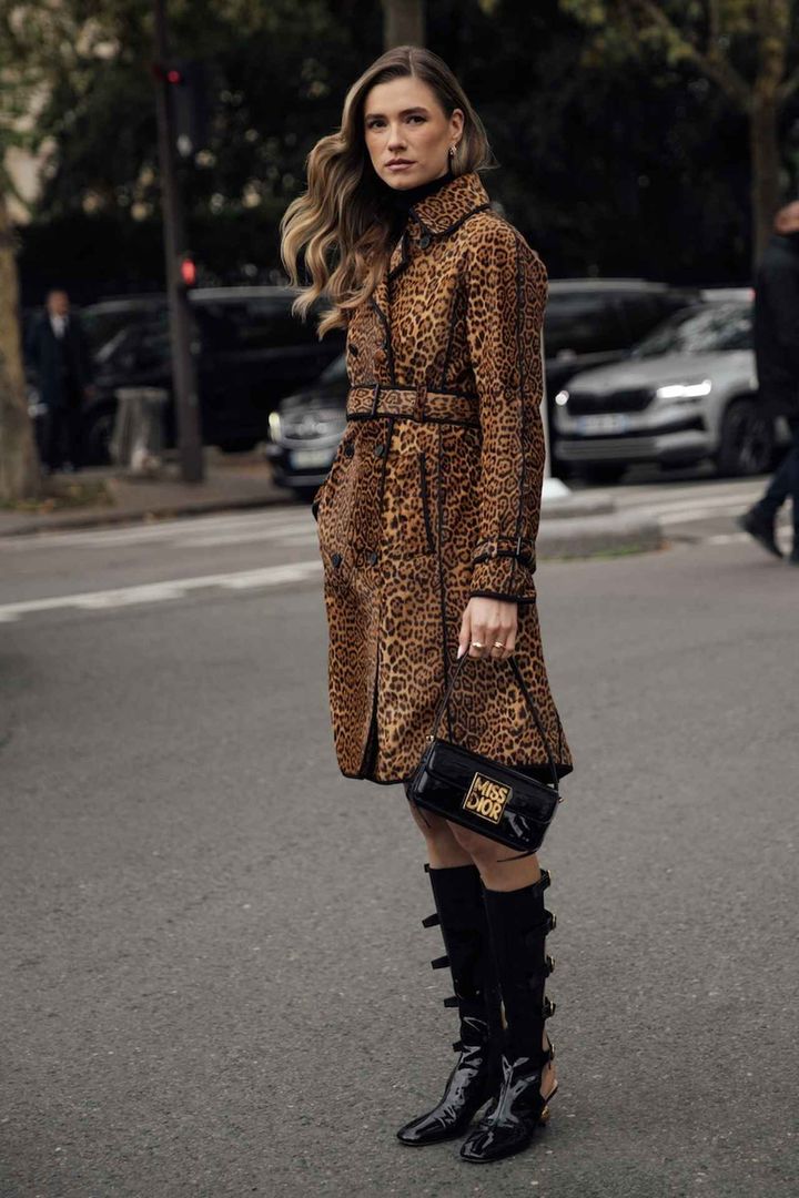 画像: アニマル柄×バックルブーツが格好良い！