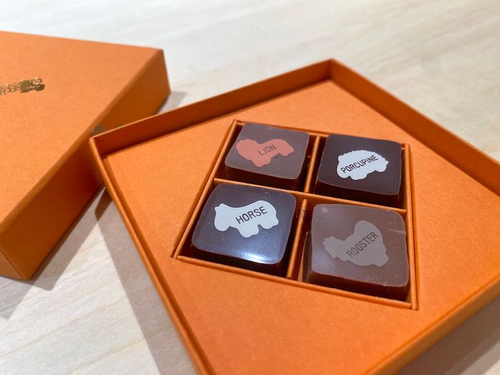 「ボンボンショコラ（4種）」3500円