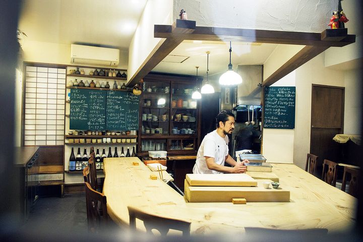 京都〈食堂おがわ〉店内