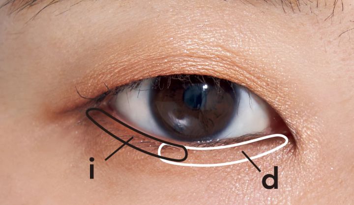 【一重メイク】ディオール バックステージ アイ パレット 003 塗り方