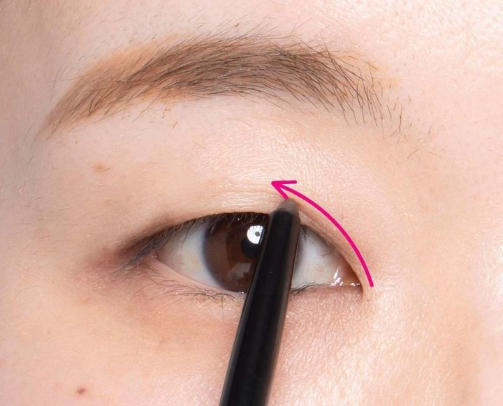 一重 アイライン アイライナー 引き方
