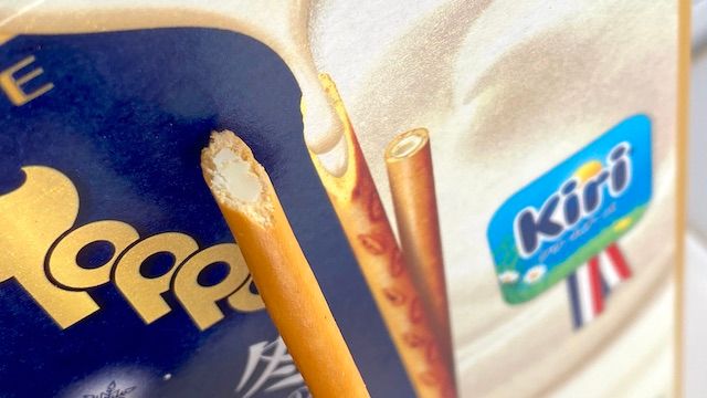 Kiriコラボ！「トッポ＜冬のコク深ホワイト＞」中までホワイトチョコがちゃんとぎっしり