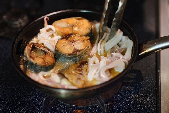 ビネガーを加える