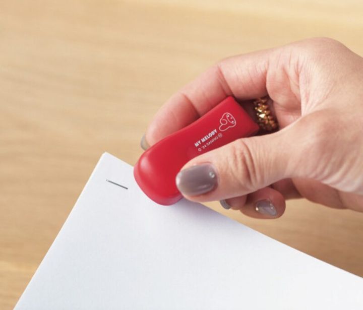 雑誌GLOW2月号増刊付録 マイメロディのミニホチキス