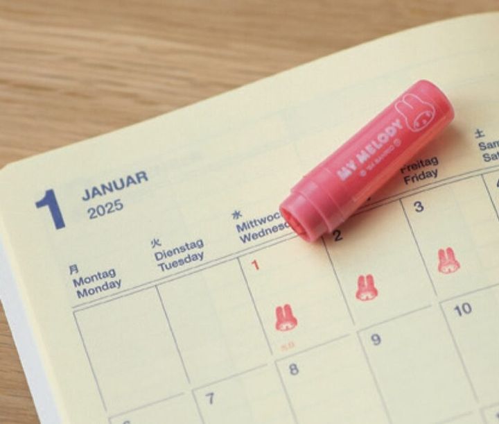 雑誌グロー2月号増刊付録 マイメロディの円柱スタンプ