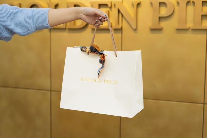 ゴールデンピースのショッピングバッグ