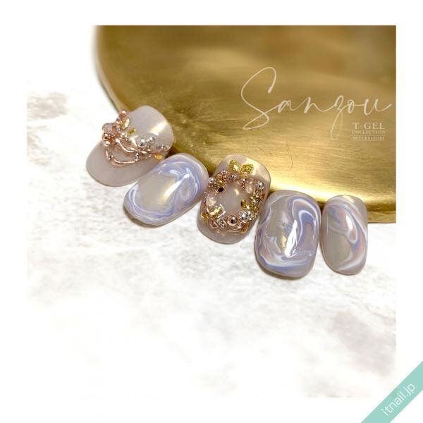 ねいる屋〜SANZOU〜が投稿したネイルデザイン [photoid:I0092871] via Itnail Design (744420)