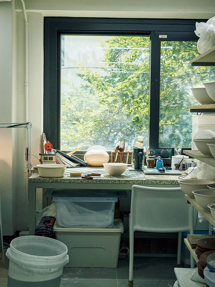 ソウル大学の学生用の制作スペース