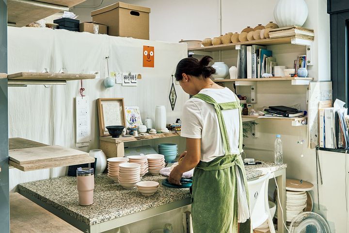 ソウル大学の学生用の制作スペース