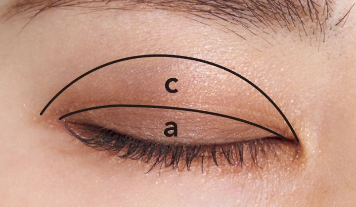 【奥二重メイク 塗り方】ルナソル アイカラーレーションN 01