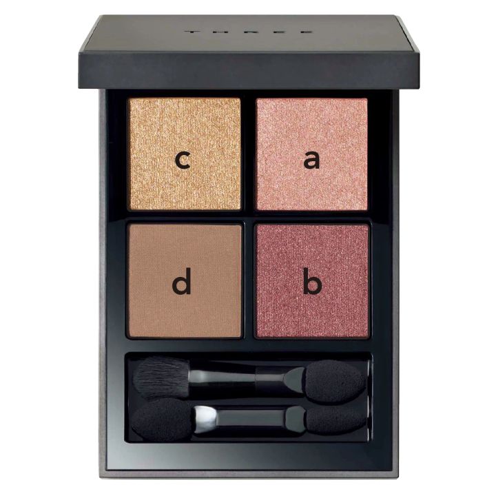 【奥二重メイク】THREE スターゲージング アイシャドウクアッド 01